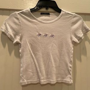 brandy melville, white, small